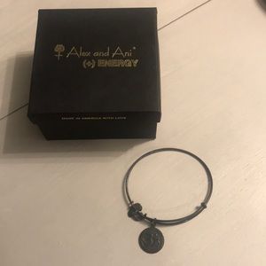 Alex and Ani hematite Om expandable bangle